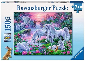 Пазл Единороги в лучах заката 150 элементов (Ravensburger, 10021)